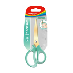 Nožnice kovovo-titánové KEYROAD, ergonomické, 15,5 cm, mix farieb