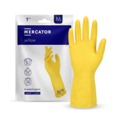 Mercator upratovacie rukavice žlté M, 1 pár