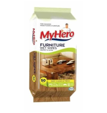 MyHero vlhčené obrúsky na nábytok  50 ks