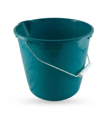 Vedro s kovovou rúčkou 10 l, zelené