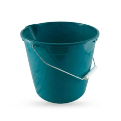 Vedro s kovovou rúčkou 10 l, zelené