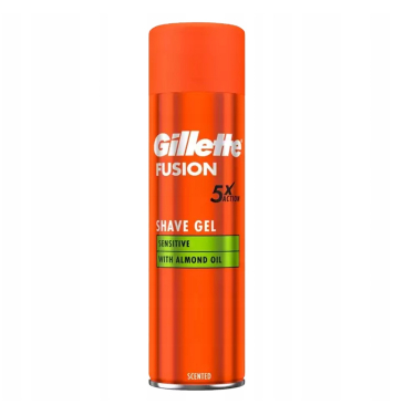 Gillette Gel 200ml FUSION5 Sensitive Aloe