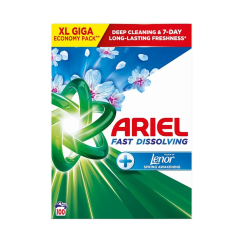 Ariel prášok 5.5kg 100pd Color Lenor Fresh Air BOX