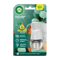 Air Wick Electric Strojček + 19ml Eukalyptus a cédrové drevo