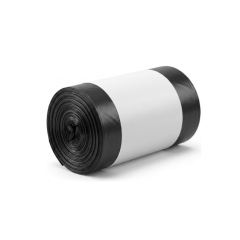 LDPE vrecia na odpad 120 l, čierne, 70 x 110 cm, 1060 g, 25 ks/rolka