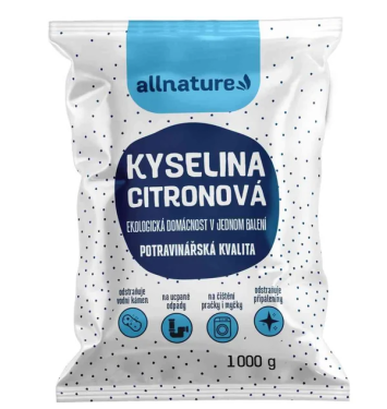 Allnature Kyselina citrónová 1000 g