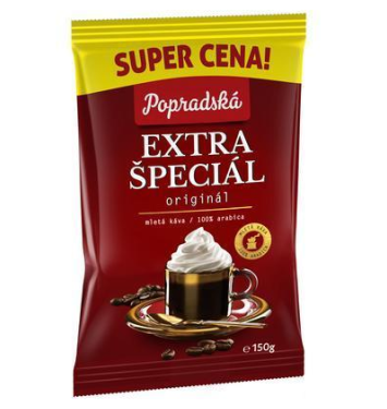 Popradská káva extra špeciál limit.edícia 150g